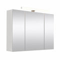 Armoire, avec rangement, avec portes, avec prise intégrée, coloris blanc, 80 x 60 x 16 cm, pour la chambre