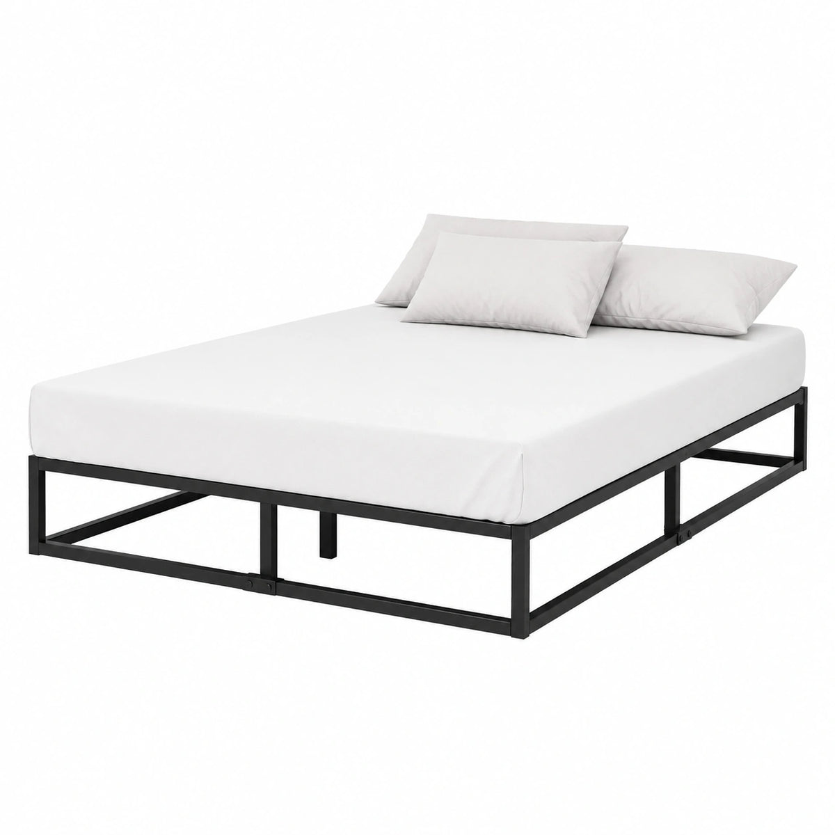 Lit, en métal, pour la chambre