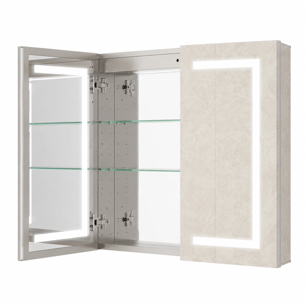 Armoire, réglable, avec rangement, avec étagères, en acier inoxydable et aluminium, 80 x 60 cm, pour la chambre